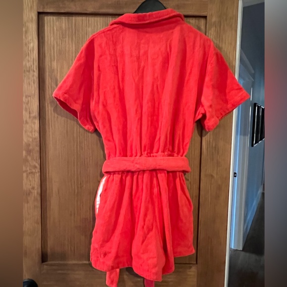 New Terry Pareo terrycloth Romper in Rossa - Picture 4 of 7